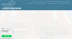 Desktop Screenshot of cloud9dentistry.com